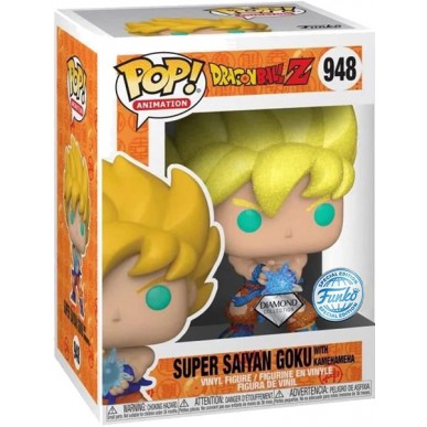 Funko Pop Animation 948 - Super Saiyan Goku with Kamehameha - Dragon Ball Z (Diamond Collection) (Special Edition)