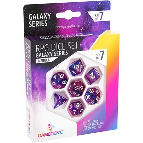 Gamegenic - Set 7 Dadi Galaxy Series - Nebula