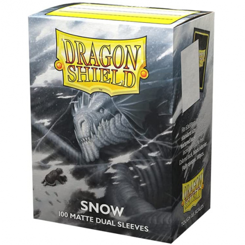 Dragon Shield -  Snow Dual Matte - Standard Size (100 bustine)