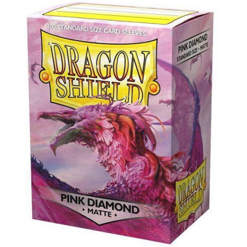 Dragon Shield - Pink Diamond Matte - Standard Size (100 bustine)