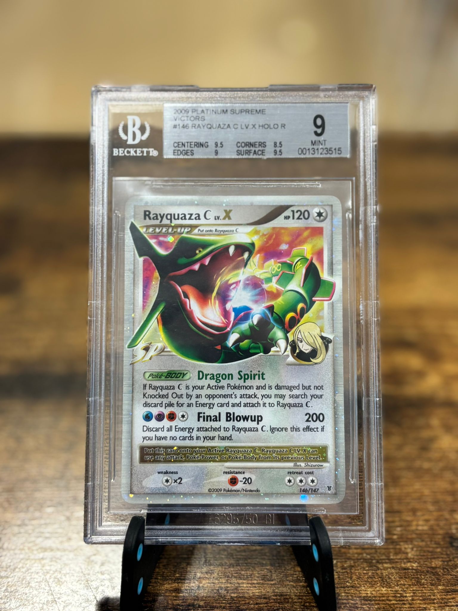 RAYQUAZA C. LV. X ENG -  BGS 9