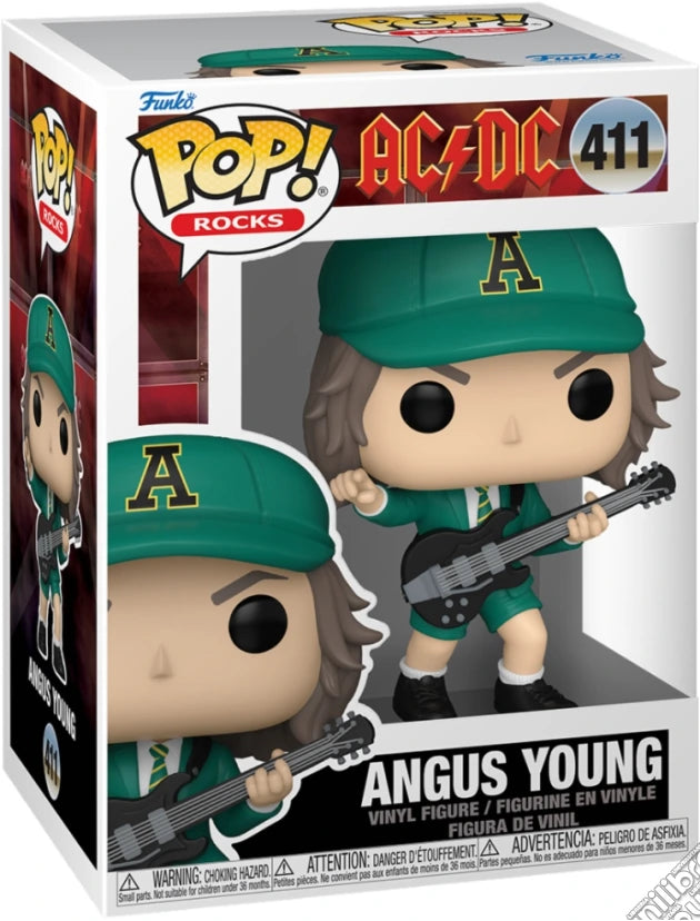Funko Pop! - Angus Young 411 (SCATOLA ROVINATA)