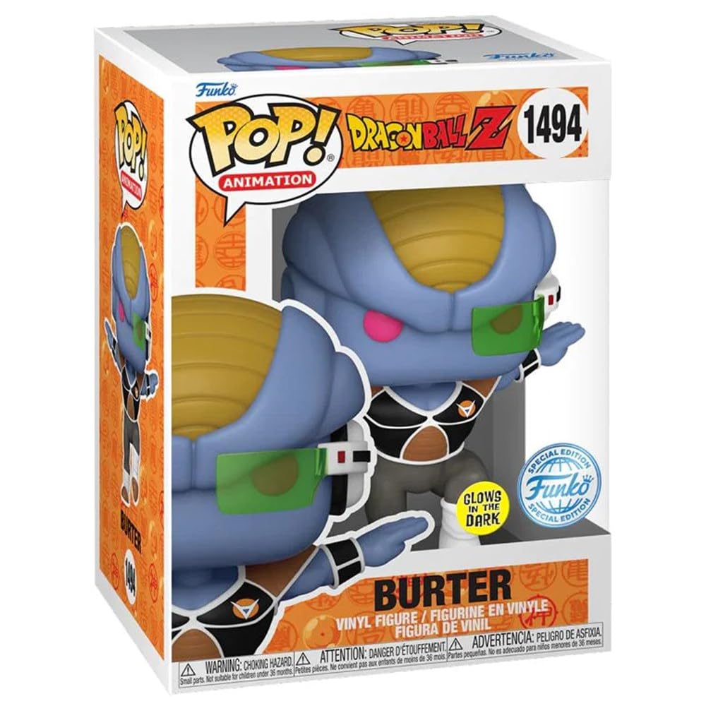Funko Pop Animation 1494 - Burter - Dragon Ball Z (Glows in the Dark) (Special Edition)