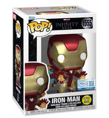 Funko Pop 1555 - Iron Man - The Infinity Saga (Special Edition) (Glows in the Dark)