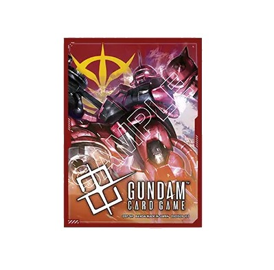 Gundam Card Game - Official Card Sleeve 01 - Char's Zaku Ⅱ/Zeon (70 bustine)