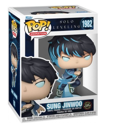 Funko Pop Animation 1982 - Sung Jinwoo - Solo Leveling (Limited Glow Chase Edition)