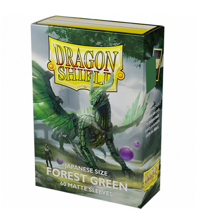 Small Japanese - Matte Forest Green (60 bustine) - Dragon Shield