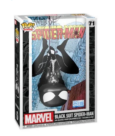 Funko POP! Comic Covers: Marvel – Black Suit Spider-Man 71