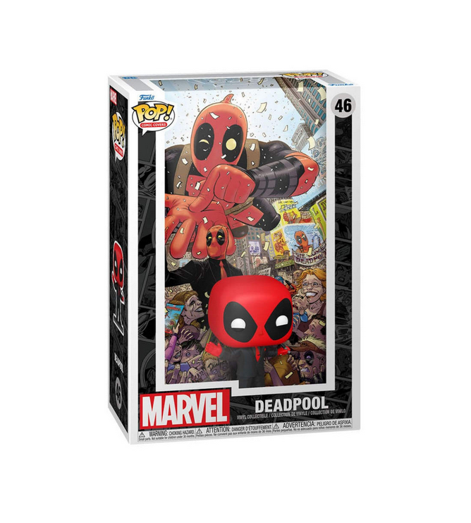 Funko POP! Comic Covers: Marvel – Deadpool In Black Suit 46