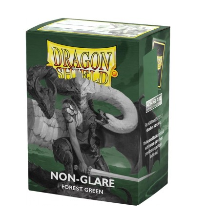 Standard - Matte Non-Glare Forest Green (100 bustine) - Dragon Shield