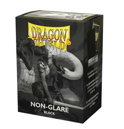 Standard - Matte Non-Glare Black (100 bustine) - Dragon Shield
