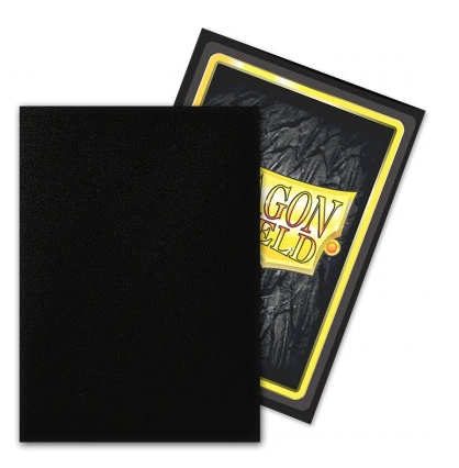 Standard - Matte Non-Glare Black (100 bustine) - Dragon Shield
