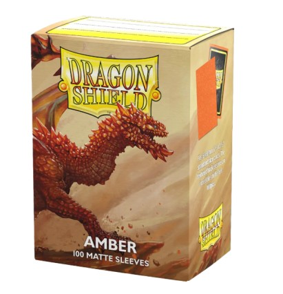 Standard - Matte - Amber (100 Bustine) - Dragon Shield