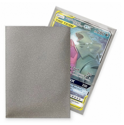 Standard - Matte Silver (100 Bustine) - Dragon Shield