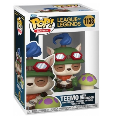 Funko Pop Games 1138 - Teemo with Mushroom - League of Legends