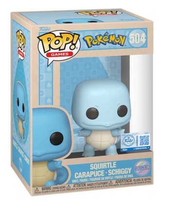 Funko Pop Games 504 - Squirtle - Pokémon (Special Edition) (Soft Color)