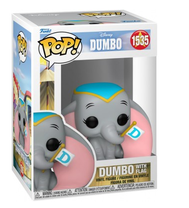 Funko Pop 1535 - Dumbo with Flag - Dumbo