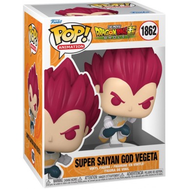 Funko Pop Animation 1862 - Super Saiyan God Vegeta - Dragon Ball Super: Broly