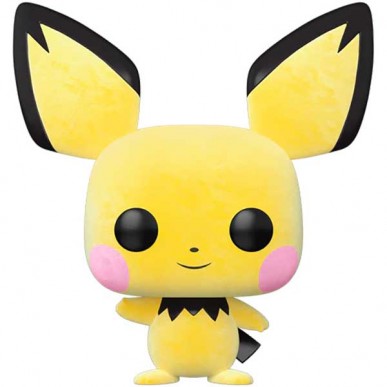 Funko Pop Games 579 - Pichu - Pokémon (Flocked)