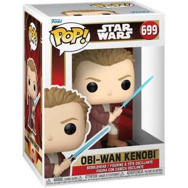 Funko Pop! - Obi-Wan Kenobi 699 (DANNEGGIATO, SENZA SPADA)