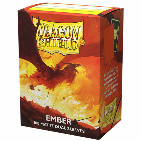 Standard - Dual Matte Ember (100 Bustine) - Dragon Shield