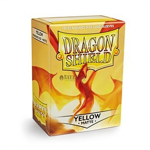 Dragon Shield - Yellow Matte - Standard Size (100 bustine)